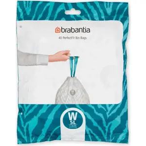 Pytle na odpadky v sadě 40 ks 5 l PerfectFit W – Brabantia