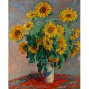 Reprodukce obrazu 40x50 cm Bouquet of Sunflowers - Fedkolor