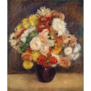 Produkt Reprodukce obrazu Auguste Renoir - Bouquet of Chrysanthemums, 55 x 70 cm