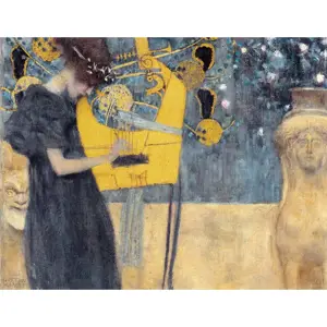 Produkt Reprodukce obrazu Gustav Klimt - Music, 70 x 55 cm