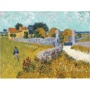 Produkt Reprodukce obrazu Vincenta van Gogha - Farmhouse in Provence, 40 x 30 cm