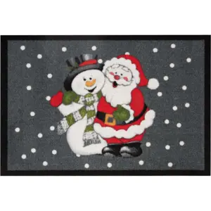 Rohožka Hanse Home Santa and Snowman, 40 x 60 cm