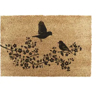 Rohožka z kokosového vlákna 40x60 cm Birds On a Tree – Artsy Doormats