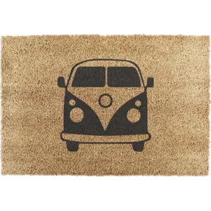 Rohožka z kokosového vlákna 40x60 cm Campervan – Artsy Doormats