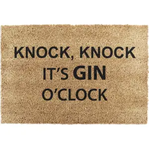 Produkt Rohožka z kokosového vlákna 40x60 cm Gin O'Clock – Artsy Doormats