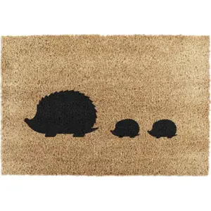 Produkt Rohožka z kokosového vlákna 40x60 cm Hedgehog Family – Artsy Doormats