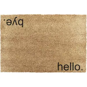 Produkt Rohožka z kokosového vlákna 40x60 cm Hello, Bye – Artsy Doormats