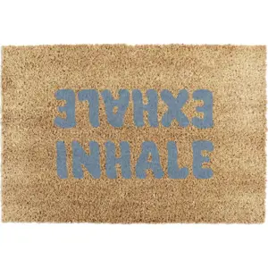 Rohožka z kokosového vlákna 40x60 cm Inhale Exhale – Artsy Doormats