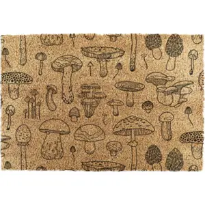 Rohožka z kokosového vlákna 40x60 cm Mushrooms – Artsy Doormats