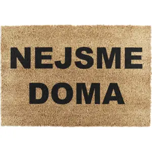 Rohožka z kokosového vlákna 40x60 cm Nejsme Doma – Artsy Doormats