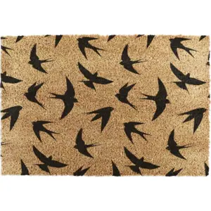 Rohožka z kokosového vlákna 40x60 cm Swallows – Artsy Doormats