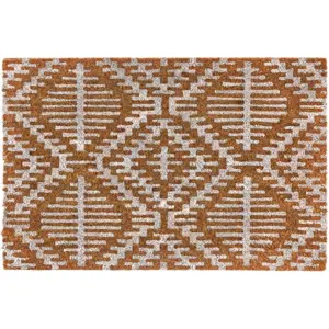 Produkt Rohožka z kokosového vlákna 60x40 cm Boho White – Casa Selección