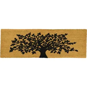 Produkt Rohožka z přírodního kokosového vlákna Artsy Doormats Tree Of Life, 120 x 40 cm