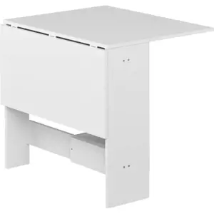 Produkt Rozkládací jídelní stůl s bílou deskou 76x28 cm Papillon – TemaHome