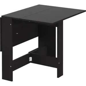 Produkt Rozkládací jídelní stůl s černou deskou 76x28 cm Papillon – TemaHome
