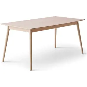 Rozkládací jídelní stůl s deskou v dubovém dekoru v přírodní barvě 100x210 cm Meza – Hammel Furniture