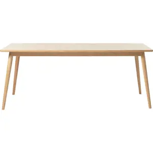 Produkt Rozkládací jídelní stůl s deskou v dubovém dekoru v přírodní barvě 190x90 cm Barrali – Unique Furniture