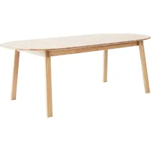 Produkt Rozkládací jídelní stůl z dubového dřeva v přírodní barvě 100x220 cm Amalfi – Hammel Furniture