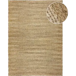 Ručně tkaný kenafový koberec v přírodní barvě 120x170 cm Drew Stripe – Flair Rugs