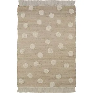 Produkt Ručně vyrobený koberec ze směsi juty a bavlny Nattiot Nop, 100 x 150 cm