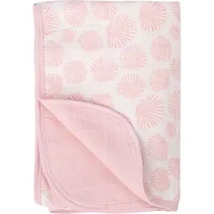 Produkt Růžová bavlněná dětská deka 120x120 cm Seashell – Mijolnir