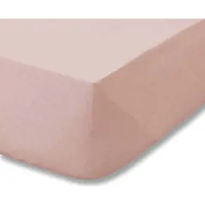 Produkt Růžové bavlněné prostěradlo 90x190 cm – Catherine Lansfield
