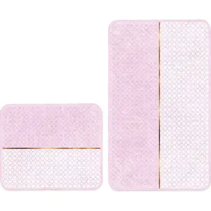 Produkt Růžové koupelnové předložky v sadě 2 ks 60x100 cm – Mila Home