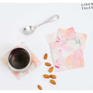 Produkt Růžové látkové podtácky v sadě 4 ks – Linen Tales
