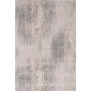 Růžovo-šedý vlněný koberec 133x180 cm Calvi rose – Agnella