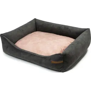 Produkt Růžovo-tmavě šedý pelíšek pro psa 65x75 cm SoftBED Eco M – Rexproduct