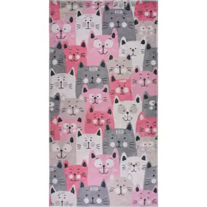 Produkt Růžový dětský koberec 100x160 cm Silly Cats – Vitaus