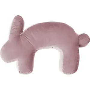 Produkt Růžový kojicí polštář Velvet Bunny – Yellow Tipi
