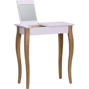 Růžový toaletní stolek se zrcadlem Ragaba Dressing Table, délka 65 cm