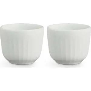Produkt Sada 2 bílých porcelánových misek na vajíčka Kähler Design Hammershoi, ⌀ 8 cm