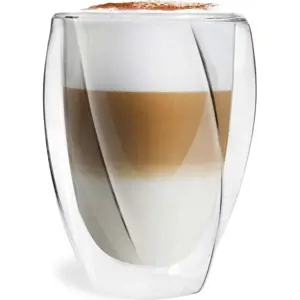 Produkt Sada 2 dvoustěnných sklenic Vialli Design Latte, 300 ml