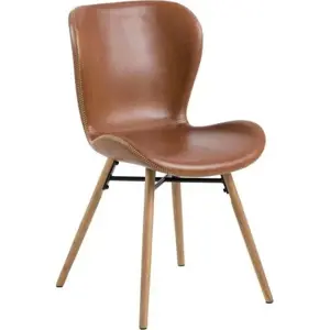 Produkt Sada 2 koženkových židlí Batilda – Actona