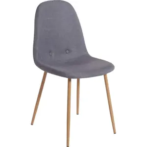 Produkt Sada 2 světle šedých jídelních židlí Bonami Essentials Lissy