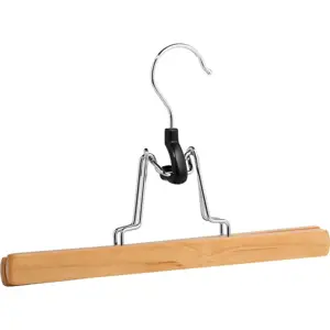 Produkt Sada 3 dřevěných ramínek na kalhoty Wenko Clamping Hanger