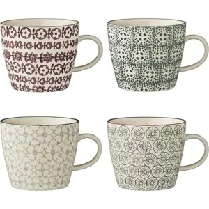 Produkt Sada 4 kameninových hrnků Bloomingville Karine Mugs