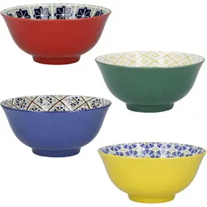 Produkt Sada 4 keramických misek Kitchen Craft, ø 15 cm