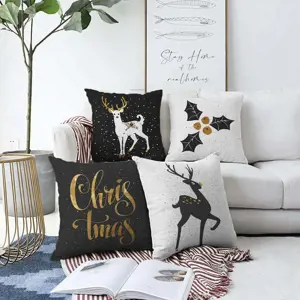 Produkt Sada 4 povlaků na polštáře Minimalist Cushion Covers Christmas, 55 x 55 cm