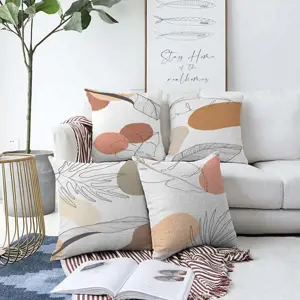 Sada 4 povlaků na polštáře Minimalist Cushion Covers Uma, 55 x 55 cm