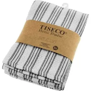 Produkt Sada 4 šedých bavlněných utěrek Tiseco Home Studio, 50 x 70 cm