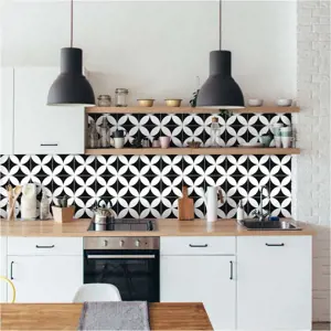 Produkt Sada 60 nástěnných samolepek Ambiance Wall Decal Cement Tiles Aniello, 15 x 15 cm