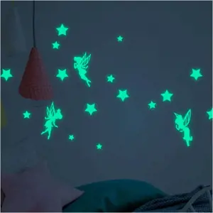 Produkt Sada nástěnných dětských svítících samolepek Ambiance Fairies and Stars