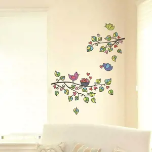 Produkt Sada samolepek Ambiance Birds And Hearts