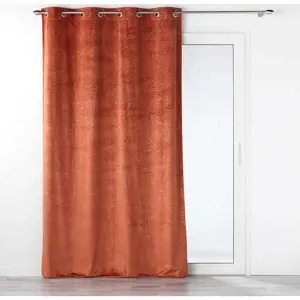 Produkt Sametový závěs v cihlové barvě 140x240 cm Analia – douceur d'intérieur