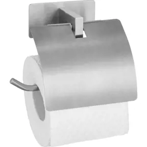 Produkt Samodržící držák na toaletní papír z nerezové oceli v matně stříbrné barvě Genova – Wenko