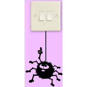 Samolepka Ambiance Hanging Spider