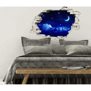 Samolepka Ambiance Romantic Moons, 60 x 90 cm